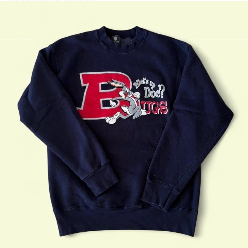 Warner Bros. Bugs Bunny Dark Blue Crewneck Sweater
